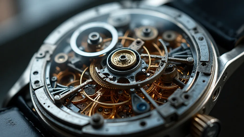 Futuristic watch movement concept