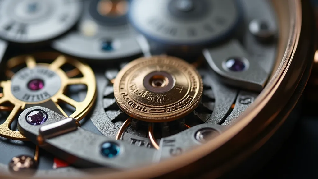 Watch movement bridge with Geneva stripes