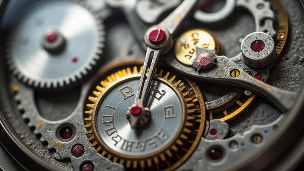 Swiss watch movement displaying its Caliber number