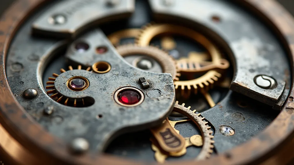 Rolex caliber 1570 movement detail