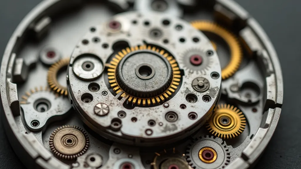 Disassembled Seiko 7S26 movement